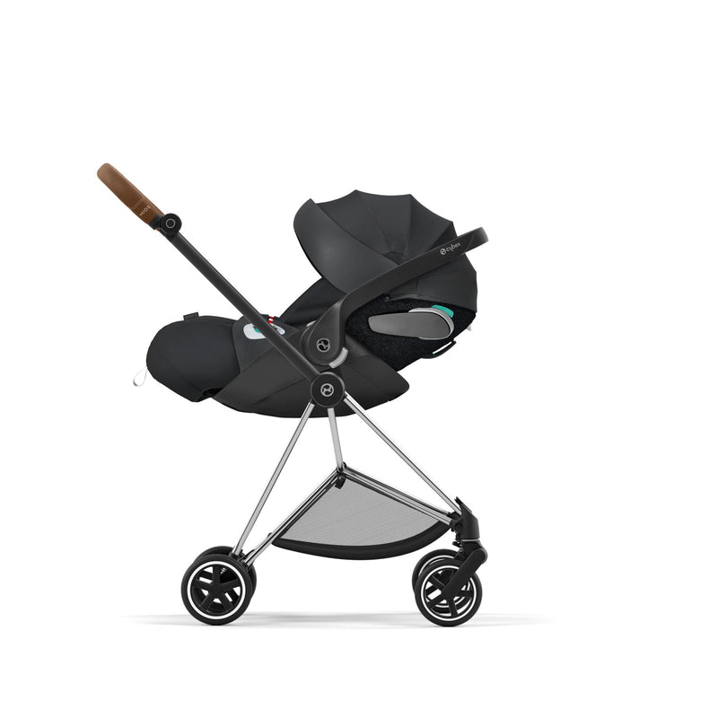 Cybex mios assento & chassi chrome brown details