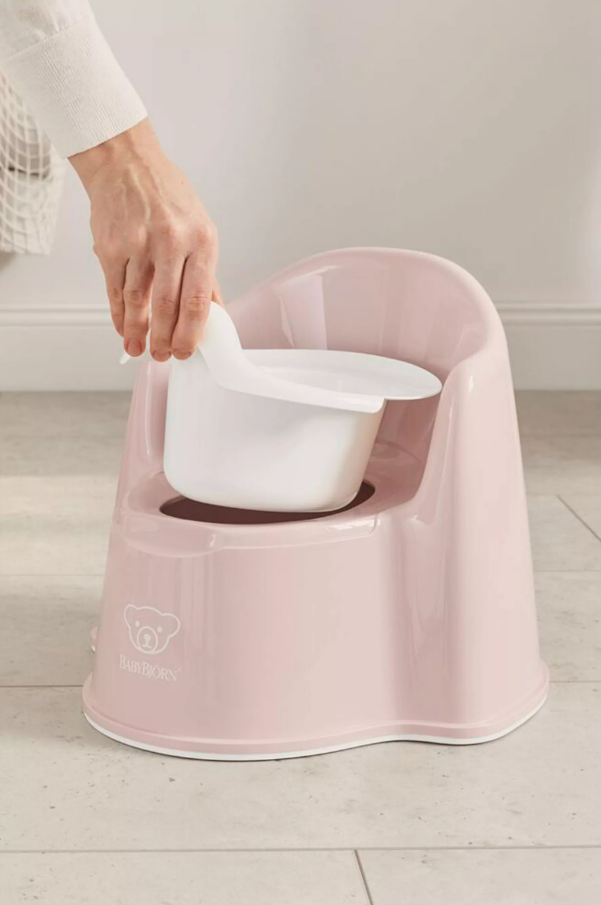 Babybjorn Bacio Potty Chair Powder Pink White
