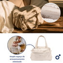 Bolso cambiador Doomoo Fluffy Corduroy Sand