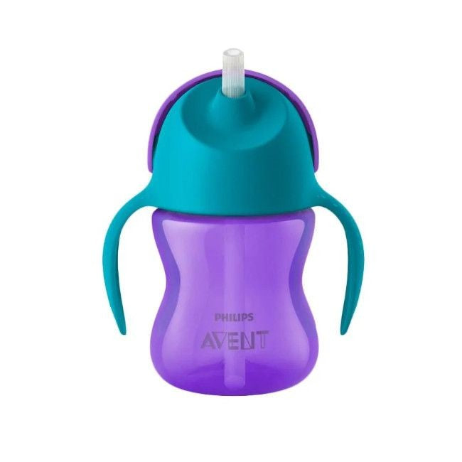 Philips avent magic cup c/ palhinha e pega roxo