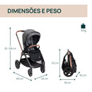 Chicco Duo Mysa Com First Seat Recline Black Satin Com Base