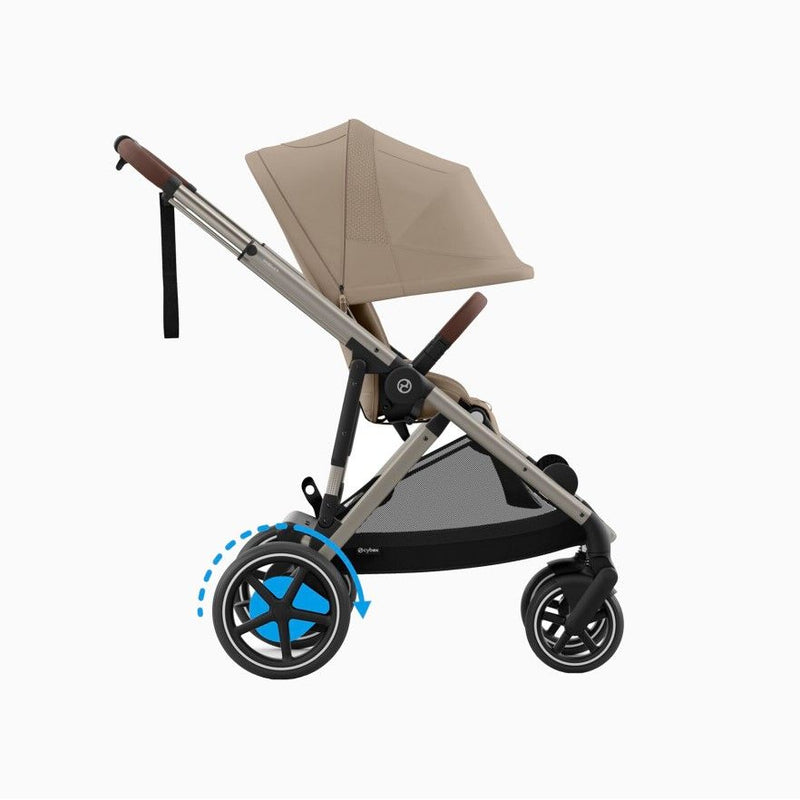Cybex Pack eGazelle S + Alcofa + Cloud G Plus + Adaptadores + Base G Almond Beige