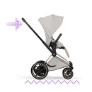 Cybex e-Priam Style Champagne Gold City Grey