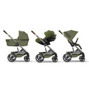 Cybex Balios S Lux 2 + Alcofa Dobravel Moss Green