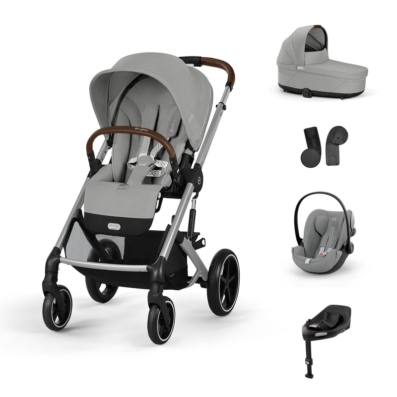 Cybex Balios S Lux + Alcofa + Cloud G Plus Stone Grey + Base G