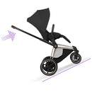 Cybex e-Priam Style Champagne Gold Sepia Black