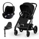 Cybex Balios S Lux 2 Moon Black + Cloud T Plus Sepia Black + Base T