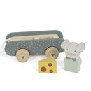 Walking Mum Carrinho de Madeira Poppy