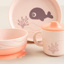 Done by Deer Conjunto Foodie Dinner Set Wally Pink