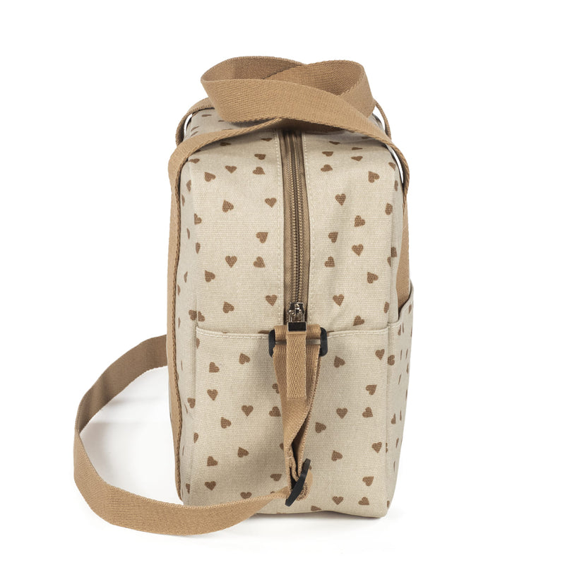 Walking Mum Bolsa Térmica Poppy Hearts Canela