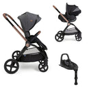 Chicco Duo Mysa Com First Seat Recline Black Satin Com Base