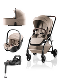 Britax Romer Rio + Alcofa + Baby-Safe Pro Style Teak + Base