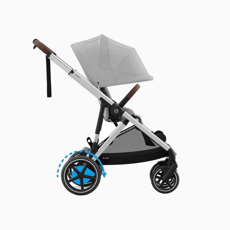 Cybex Pack eGazelle S + Alcofa + Cloud G Plus + Adaptadores + Base G Stone Grey
