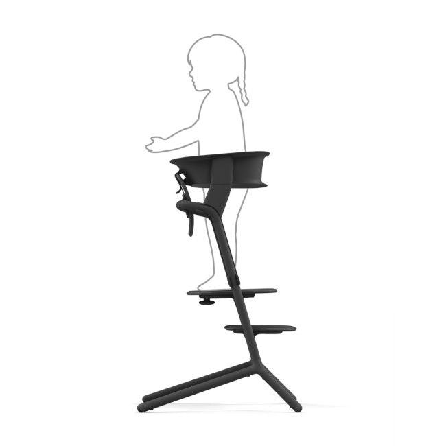 Cybex Lemo 4 em 1 Stunning Black com Learning Tower