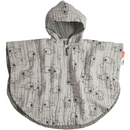 Done By Deer Bath Poncho Sea Friends Grey