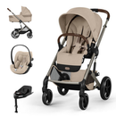 Cybex Balios S Lux 2 Almond Beige + Alcofa S Lux + Cloud G3 Plus Almond Beige + Base G3