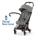 Cybex Coya Rosegold Mirage Grey com Barra Frontal