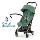 Cybex Coya Rosegold Leaf Green com Barra Frontal