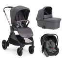 Chicco Trio Bellagio 2.0 Black Satin com First Seat Recline e Alcofa Flexi