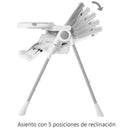Bebedue Cadeira Papa Evolutiva Evolia Soft Grey