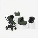 Jané Trio Muum Botanic + Alcofa + Kombibaby Matt Black
