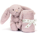Jellycat Bashful Luxe Bunny Rosa Soother