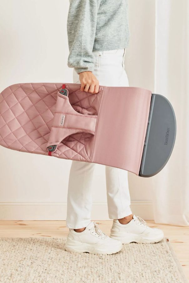 Babybjorn Espreguiçadeira Bliss Algodão Rosa