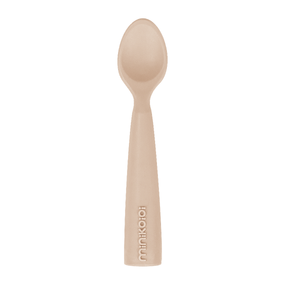 Minikoioi Colher em Silicone Bubble Beige