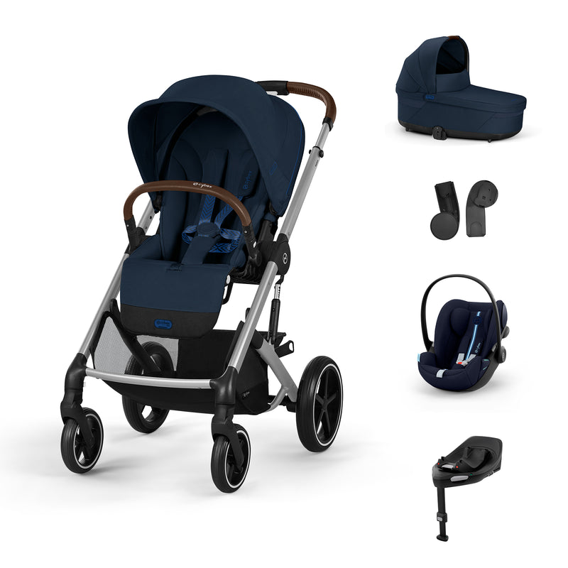 Cybex Balios S Lux + Alcofa + Cloud G Plus Ocean Blue + Base G