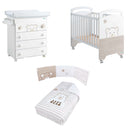 Micuna Pack Bubu (Cama + Cómoda Banheira + Têxtil)