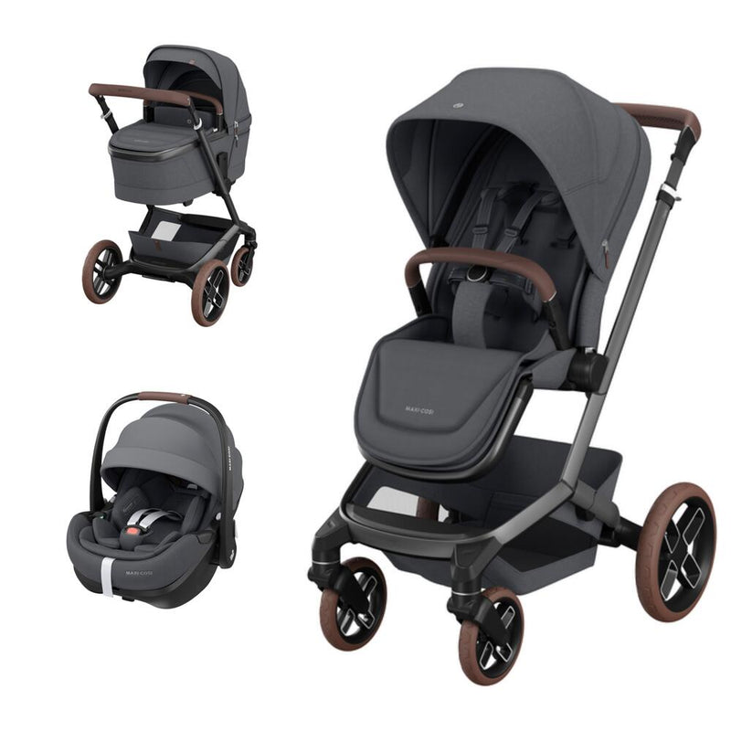 Maxi Cosi Fame+ Pebble 360 Pro2 + Alcofa Twillic Graphite