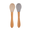Minikoioi Colheres Bubble Beige/Cinza