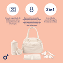 Bolso cambiador Doomoo Fluffy Corduroy Sand