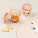Done by Deer Baby Food Container 2Pack Tiny Farm Pink
