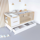 Alondra Convertível ZEN c/ Gaveta + Têxteis 153 + Colchão