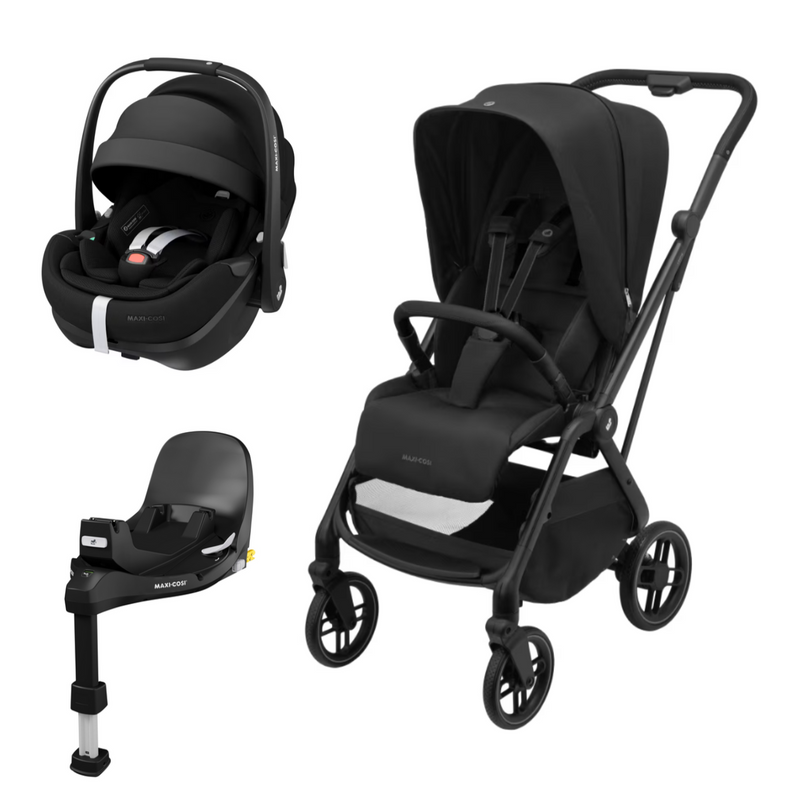 Maxi Cosi Leona 2 Twillic Black + Pebble 360 Pro2 Twillic Black + Base 360 Pro