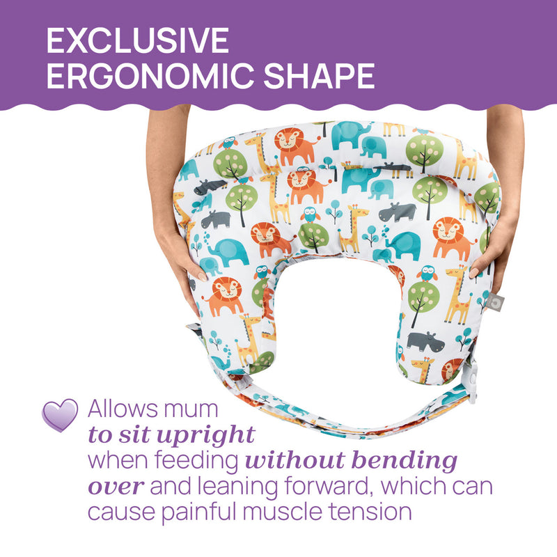 Boppy Almofada Amamentação Deluxe Peaceful Jungle