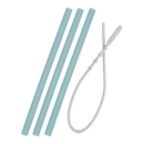 Minikoioi Palhas de Silicone Aqua Green