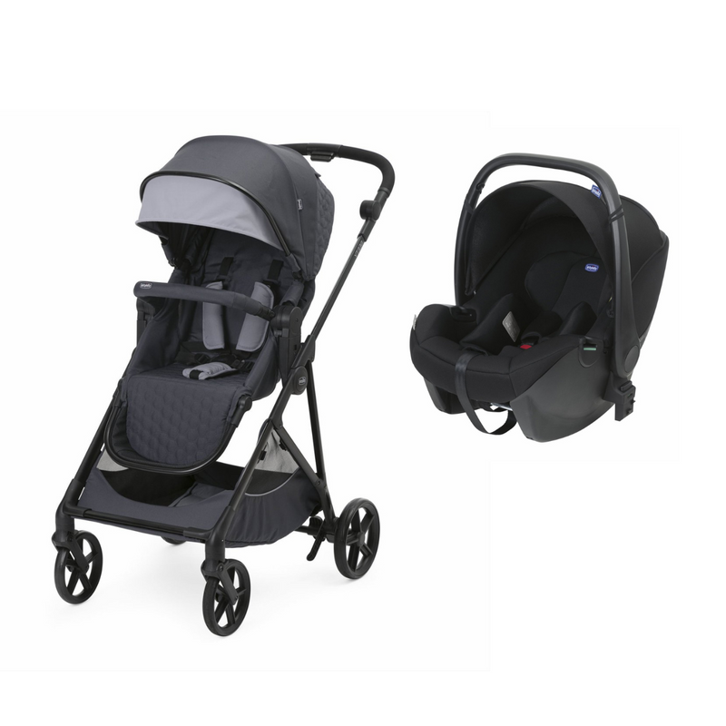 Chicco Seety Boston Grey + Kory Essential Black