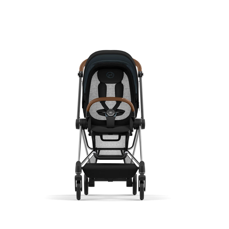 Cybex mios assento & chassi chrome brown details