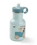 Done by Deer Tiny Farm Blue Metal Bottle 350ml