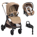 Chicco Duo Bellagio 2.0 Caramel com First Seat Recline com Base Full 360