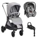 Chicco Duo Bellagio 2.0 Lunar Rock com First Seat Recline com Base Full 360