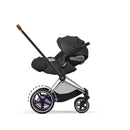 Cybex e-priam assento & chassi chrome brown