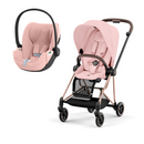Cybex Mios Rosegold Peach Pink + Cloud T Plus Peach Pink