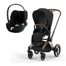 Cybex Priam Rose Gold Sepia Black+Cloud T Plus Sepia Black