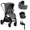 Chicco Trio Belleagio Flexi c/ First Recline Black Satin+ Base Full 360