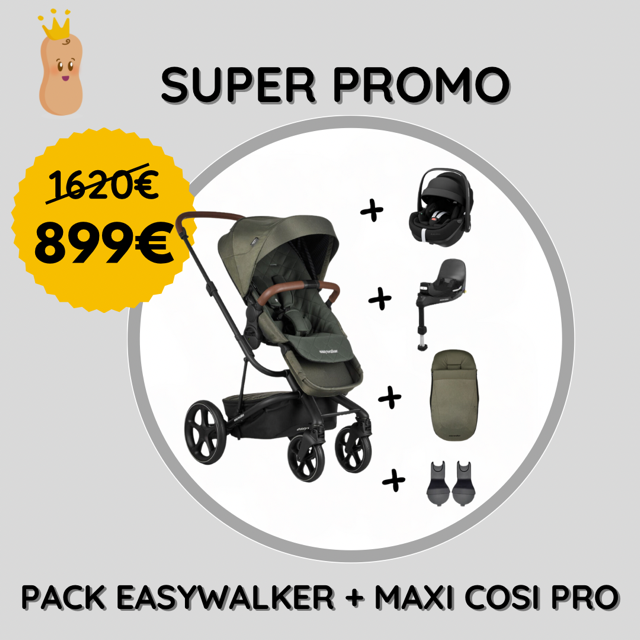 Pack Easywalker Harvey3 + Maxi Cosi 360 Pro