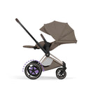 Cybex e-Priam Style Champagne Gold Coconut Brown