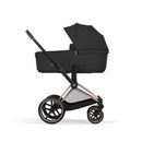 Cybex Priam Comfort Rosegold + Alcofa Dobrável Sepia Black + Cloud T Sepia Black + Base T